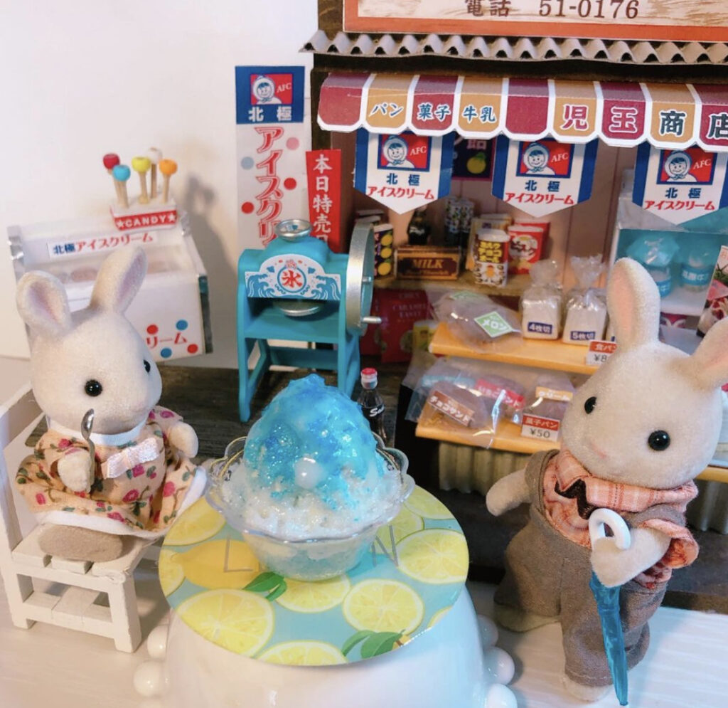 シルバニアファミリー
ちびうさとお迎えパパ