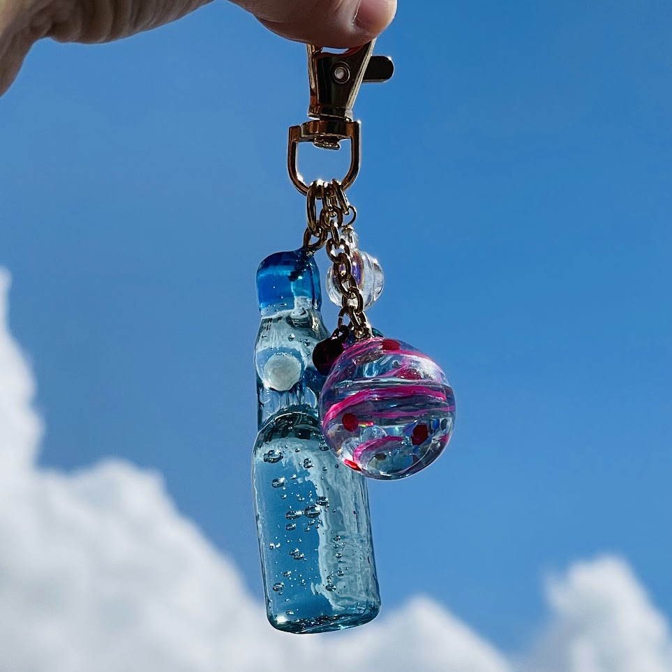 キラキラ☆ラムネとヨーヨーキーホルダー